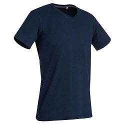 Stedman Apparel Herren Clive (V-Neck)/ST9610 Premium T-Shirt, Marineblau, S von Stedman Apparel
