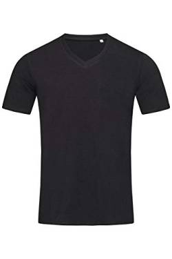 Stedman Apparel Herren Dean (Deep V-Neck)/ST9690 Premium T-Shirt, Schwarzer Opal, S von Stedman Apparel