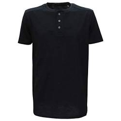 Stedman® Shawn Henley T-shirt for men, Größe:L, Farbe:Black Opal von Stedman