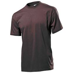 Stedman Classic-T Men Klassisches Rundhals-T-Shirt Herren, Größe:L, Farbe:Dark Chocolate von Stedman