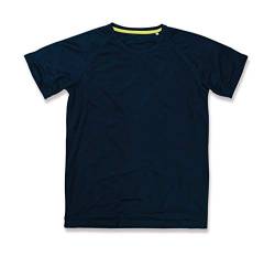 Stedman Herren Active 140 Raglan T-shirt , Blau (Marina Blue 207), XX-Large (Herstellergröße: 2XL) von Stedman