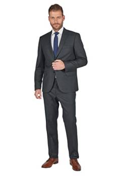 Steffen Klein Herren Anzug Wolle| Business Anzug | anthrazit| Regular Fit | Klassischer Stil, Elegant | Bequeme Passform und Professioneller Look | Unvergleichbarer Komfort | Größe: 50 von Steffen Klein