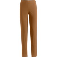 Sieh an! Damen Hose mit Dehnbund, Viskose-Qualität, cognac von Stehmann Comfort line