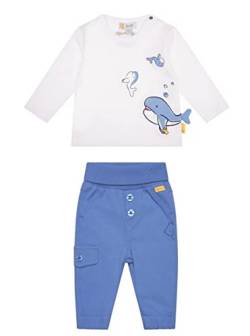 Steiff Set für Jungen im maritimen Look, T-Shirt & Jogger, granada sky (56) von Steiff Set´s