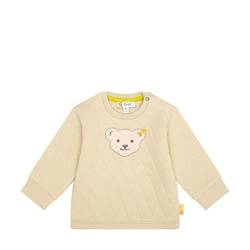 Steiff Baby Boys Kapuze Teddykopf ohne Squeezer Sweatshirt, Brown Rice, 80 von Steiff