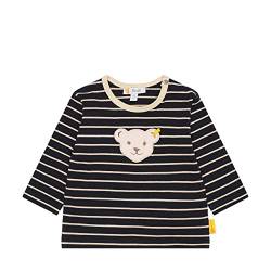 Steiff Baby Boys T Langarm Teddykopf ohne Squeezer Shirt, Navy, 80 von Steiff