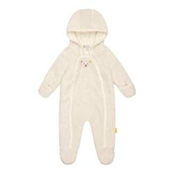 Steiff Baby Girls Overall Einteiler Fleece, Antique White, 56 von Steiff