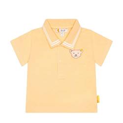 Steiff Baby - Jungen Poloshirt Kurzarm Polohemd, Peach Fuzz, 62 EU von Steiff