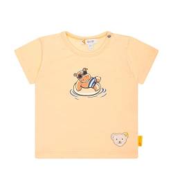 Steiff Baby - Jungen T-shirt Kurzarm T Shirt, Peach Fuzz, 68 EU von Steiff