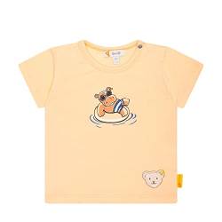 Steiff Baby - Jungen T-shirt Kurzarm T Shirt, Peach Fuzz, 74 EU von Steiff