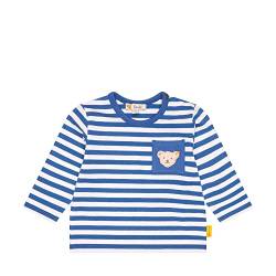 Steiff Baby - Jungen T-shirt Langarm T Shirt, Bright Cobalt, 62 EU von Steiff