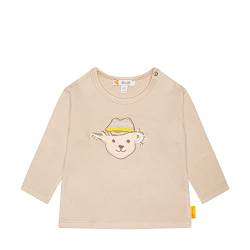 Steiff Baby - Jungen T-shirt Langarm T Shirt, Doeskin, 56 EU von Steiff