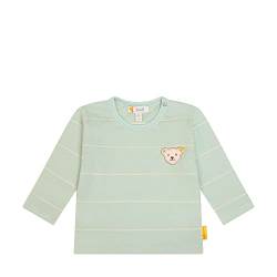 Steiff Baby - Jungen T-shirt Langarm T Shirt, Ether, 80 EU von Steiff