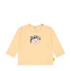 Steiff Baby - Jungen T-shirt Langarm T Shirt, Peach Fuzz, 80 EU von Steiff