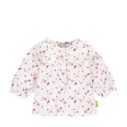 Steiff Baby-Mädchen Bluse Langarm Tunika-Shirt, Bright White, 56 von Steiff