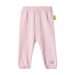 Steiff Baby-Mädchen Jogginghose, Rosa (BARELY PINK 2560), 56 (Herstellergröße:56) von Steiff