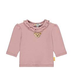 Steiff Baby-Mädchen Longsleeve T-Shirt, Pale Mauve, 80 von Steiff