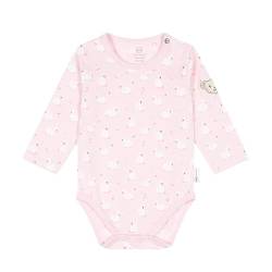 Steiff Baby-Mädchen Print Body Langarm, Parfait PINK, 56 von Steiff