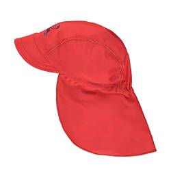 Steiff Baby-Mädchen Schild Mütze, Rot (Tango Red 4008), 49 (Herstellergröße: 049) von Steiff