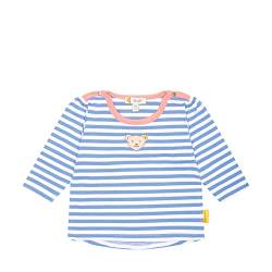 Steiff Baby - Mädchen T-shirt Langarm T Shirt, Ultramarine, 56 EU von Steiff