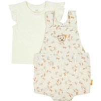 Steiff Bekleidungsset, 2-teilig, Libellenprint, für Babys und Kleinkinder, beige, 68 von Steiff