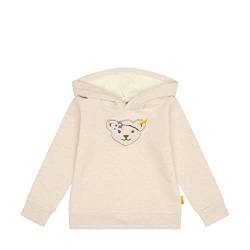 Steiff Girl's Kapuze Teddykopf ohne Squeezer Sweatshirt, Antique White, 122 von Steiff