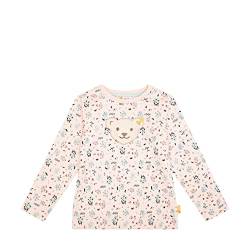 Steiff Girl's Kapuze Teddykopf ohne Squeezer Sweatshirt, Peachy KEEN, 128 von Steiff