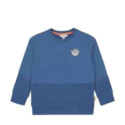 Steiff Jungen Kapuze Sweatshirt, Bijou Blue, 110 cm von Steiff