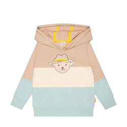 Steiff Jungen Kapuze Teddykopf ohne Squeezer Sweatshirt, Doeskin, 116 von Steiff