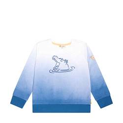 Steiff Jungen Kapuze mit Graffic Sweatshirt, Bright Cobalt, 110 von Steiff