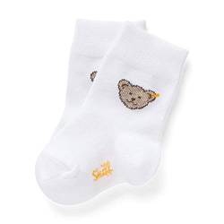Steiff Jungen Socken, Weiß (Bright White 1000), 30 (Herstellergröße: 030) von Steiff