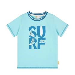Steiff Jungen T-Shirt Kurzarm, Blue Topaz, 128 cm von Steiff