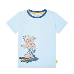 Steiff Jungen T-shirt Kurzarm T Shirt, Cerulean, 122 EU von Steiff