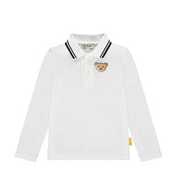 Steiff Jungen polotrøje langærmet T Shirt, Bright White, 104 EU von Steiff