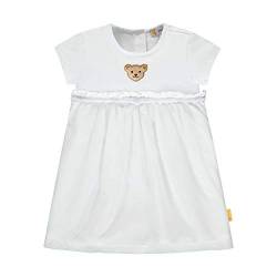Steiff Mädchen Kleid, Weiß (Bright White 1000), 86 (Herstellergröße: 086) von Steiff