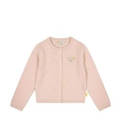 Steiff Mädchen Strickjacke Rundhals, Butterfly, Seashell PINK, 98 von Steiff