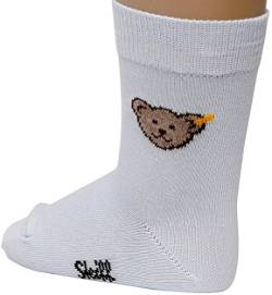 Steiff-Socke mit Teddykopf Größe: 86/92 Farbe: hellblau von Steiff