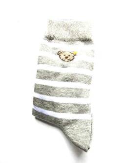 Steiff Socken, grau gestreift L002011912 (31-34(122-128)) von Steiff