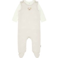 Steiff Stramplerset, 2-teilig, Bären-Patch, für Babys und Kleinkinder, beige, 50 von Steiff