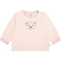 Steiff Sweatshirt, Patch, Druckknopfleiste, für Babys und Kleinkinder, pink, 56 von Steiff