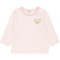 Steiff T-Shirt T-Shirt langarm GOTS Baby Wellness mit Teddykopf von Steiff