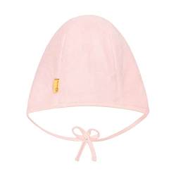 Steiff Unisex Baby Basic Bommel Beanie-Mütze, Silver PINK, 39 von Steiff