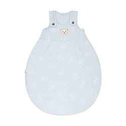 Steiff Unisex Baby Basic Schlafsack GOTS, Celestial Blue, 70 EU von Steiff