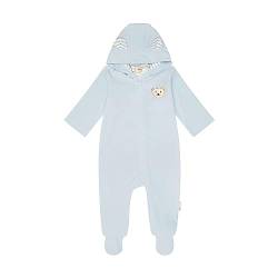 Steiff Unisex Baby Einteiler GOTS Kleinkind-Schlafanzüge, Celestial Blue, 56 cm von Steiff