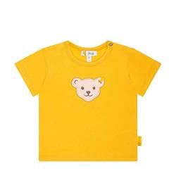 Steiff Unisex Baby T-shirt Kurzarm T Shirt, Ochre, 56 EU von Steiff