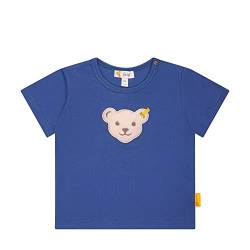 Steiff Unisex Baby T-shirt Kurzarm T Shirt, True Navy, 80 EU von Steiff