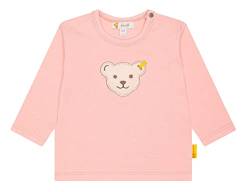 Steiff Unisex Baby T-shirt Langarm T Shirt, Mellow Rose, 68 EU von Steiff