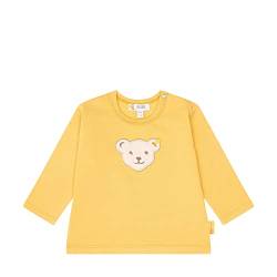 Steiff Unisex Baby T-shirt Langarm T Shirt, Ochre, 56 EU von Steiff