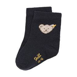 Steiff Unisex Baby kurz Socken GOTS, Navy, 14 von Steiff