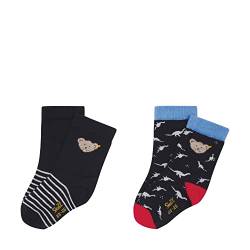 Steiff Unisex Kinder Sokken stuks Socken 2er Pack, STEIFF NAVY, 26 EU von Steiff